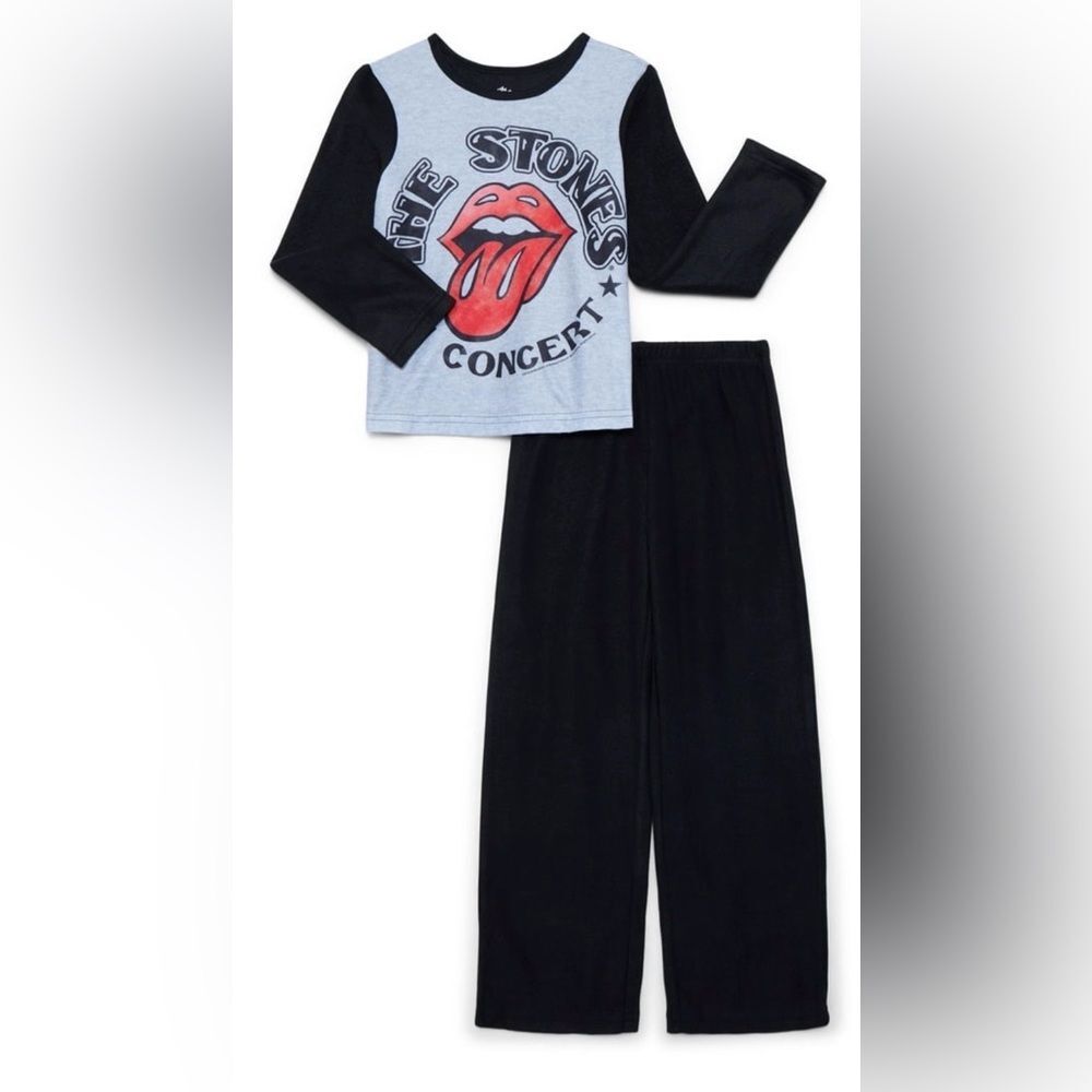 The Rolling Stones Kids 2-Piece Pajama Set - Size: XS (4/5) NWT